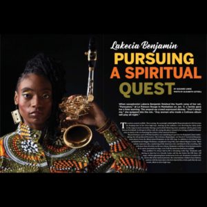 Lakecia Benjamin Pursues a spiritual quest “ -Downbeat
